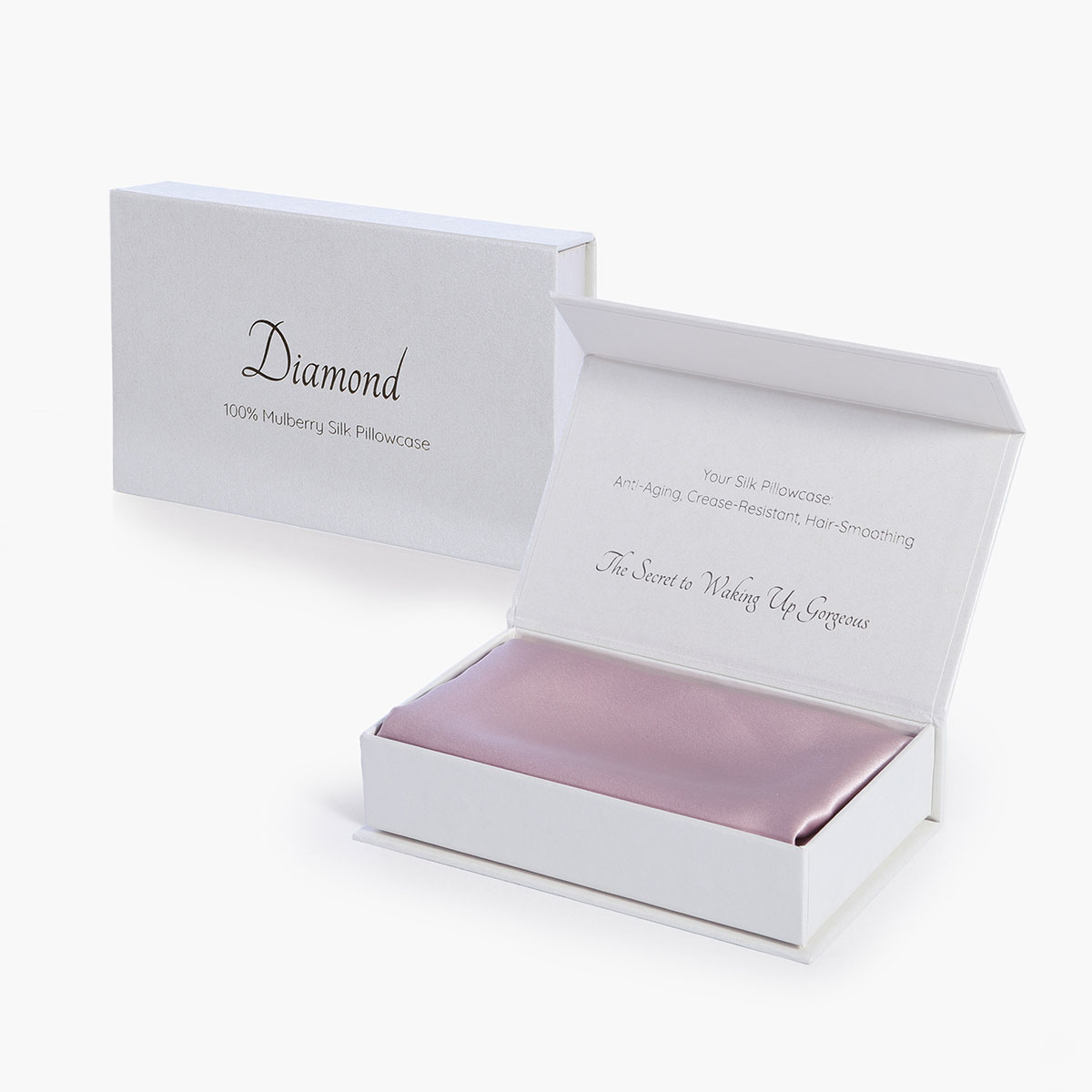Μεταξωτή Μαξιλαροθήκη (50X70) Nef-Nef Homeware Casual Diamond Lilac Λευκά Είδη Κρεβατοκάμαρας Μαξιλαροθήκες Ύπνου Nef - Spitishop