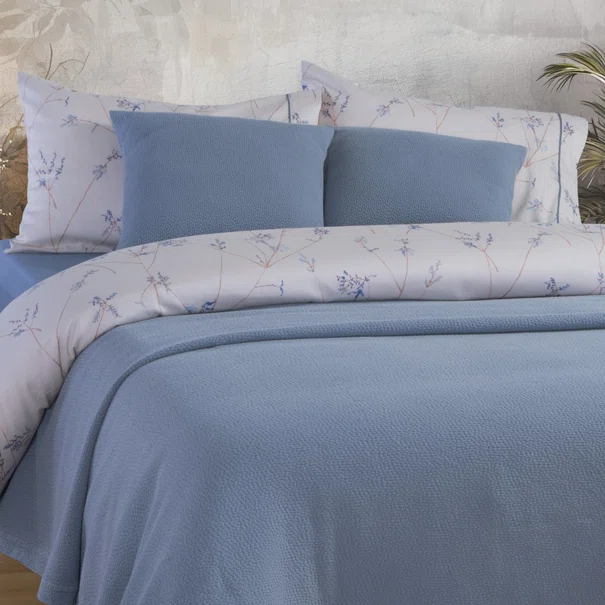 Κουβερτόριο Υπέρδιπλο (230x250) Nef-Nef Homeware Smart Sensor Blue