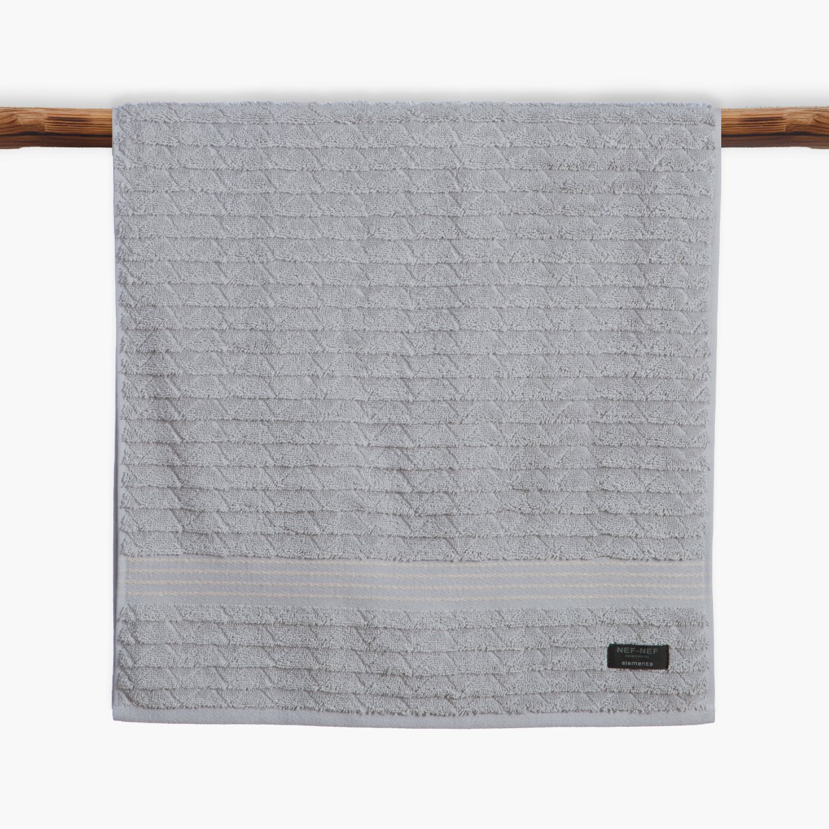 Πετσέτα Προσώπου (50x100) Nef-Nef Homeware Elements Elgyn Silver 600gsm
