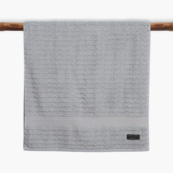 Πετσέτα Προσώπου (50x100) Nef-Nef Homeware Elements Elgyn Silver 600gsm