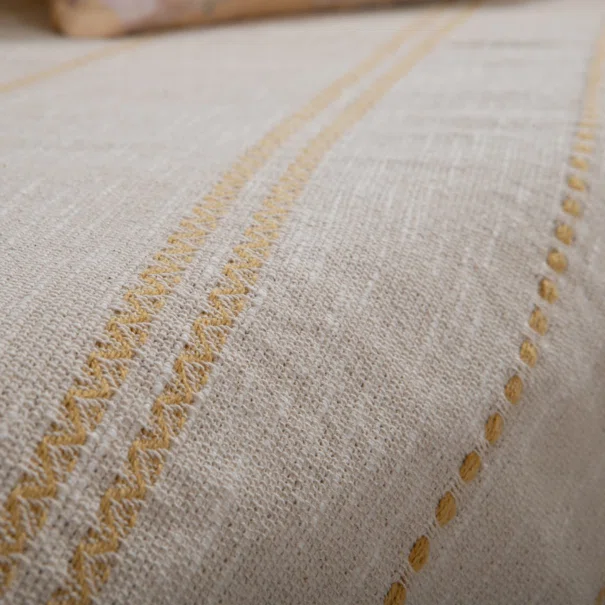 Ριχτάρι Καναπέ Διθέσιου (180x250) Nef-Nef Homeware Bleeze Natural - Yellow