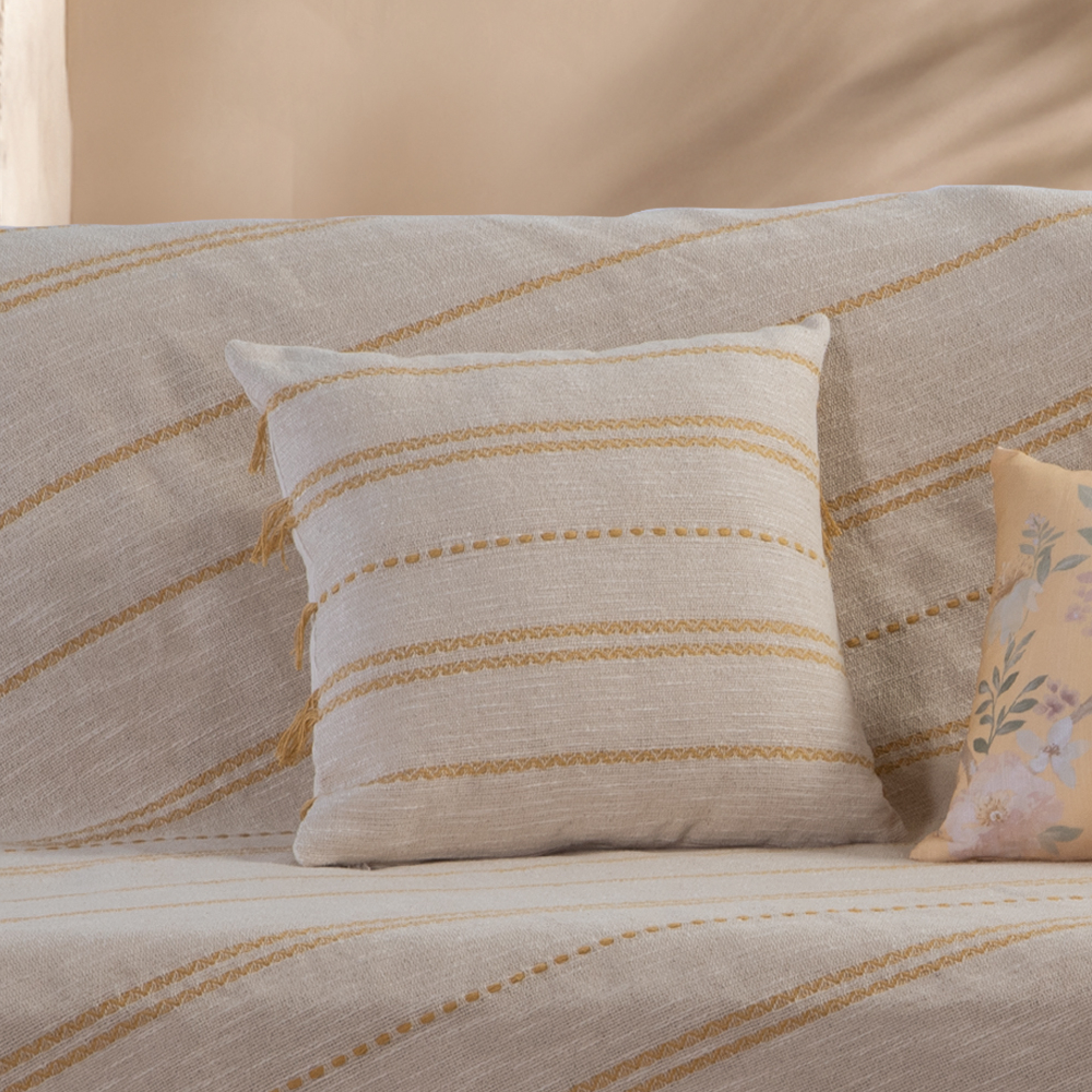 Διακοσμητικό Μαξιλάρι (45x45) Nef-Nef Homeware Bleeze Natural - Yellow