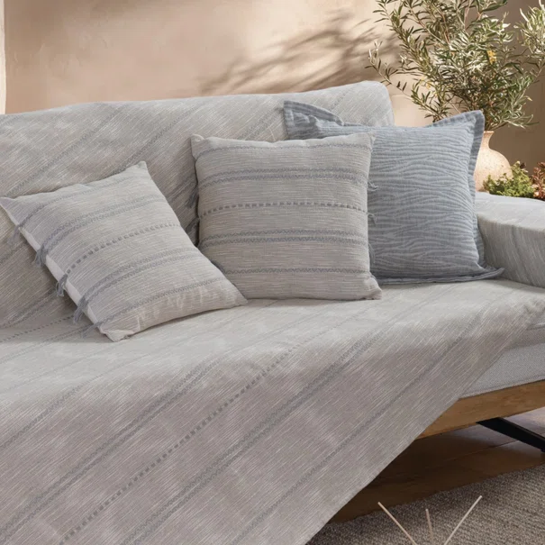 Ριχτάρι Καναπέ Τριθέσιου (180x300) Nef-Nef Homeware Bleeze Grey