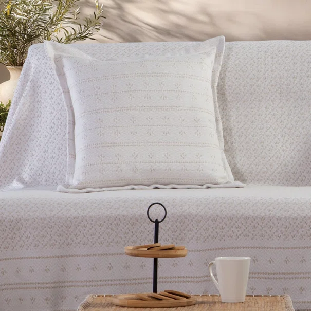 Ριχτάρι Καναπέ Τριθέσιου (170x300) Nef-Nef Homeware Ishmar Beige