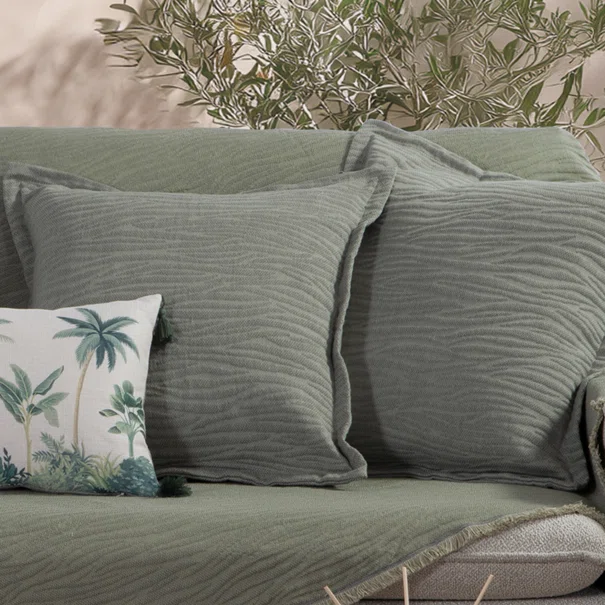 Διακοσμητικό Μαξιλάρι (50x50) Nef-Nef Homeware Zebra Green