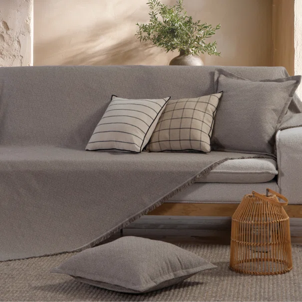 Ριχτάρι Καναπέ Διθέσιου (170x250) Nef-Nef Homeware Loen Grey