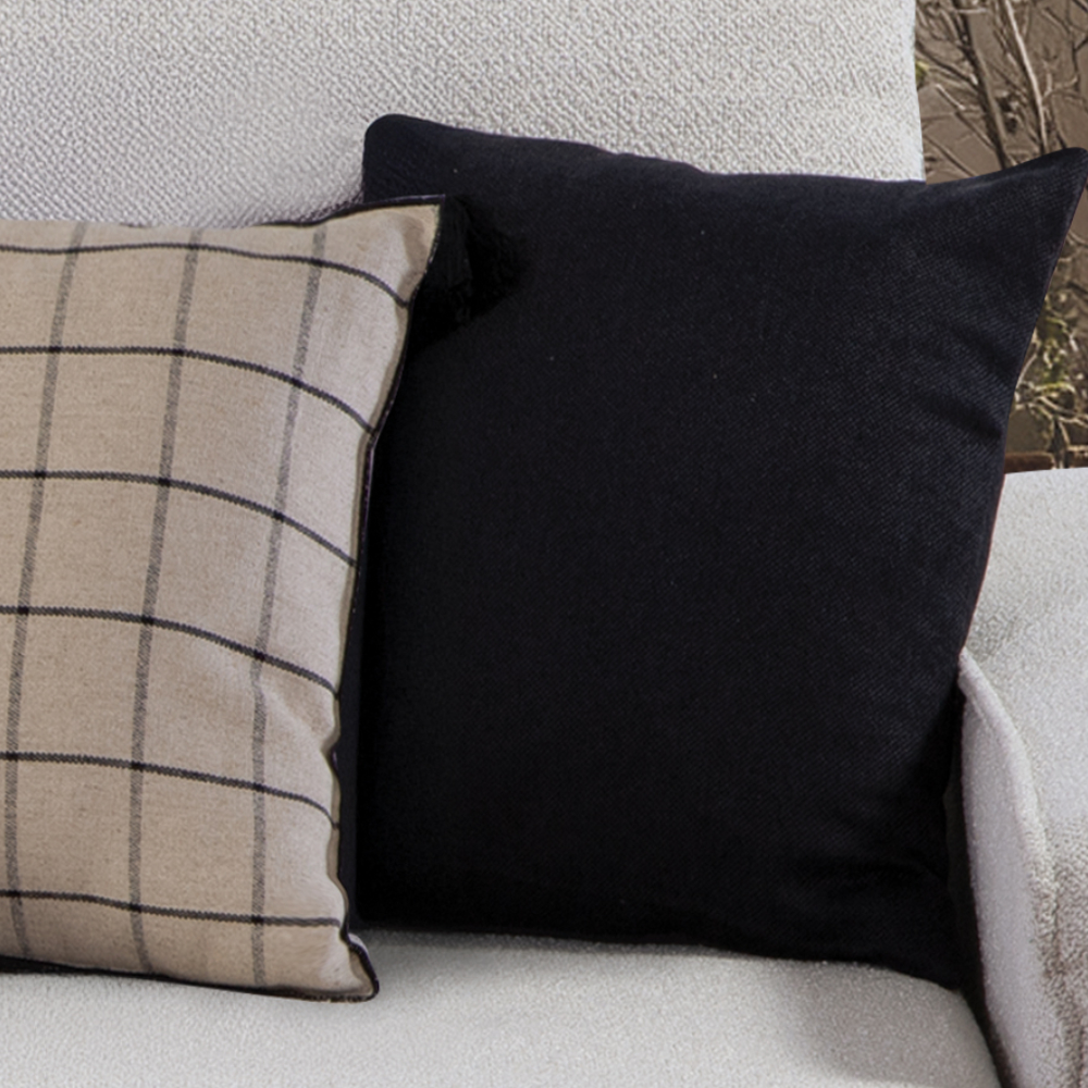 Διακοσμητικό Μαξιλάρι (45x45) Nef-Nef Homeware Build Black