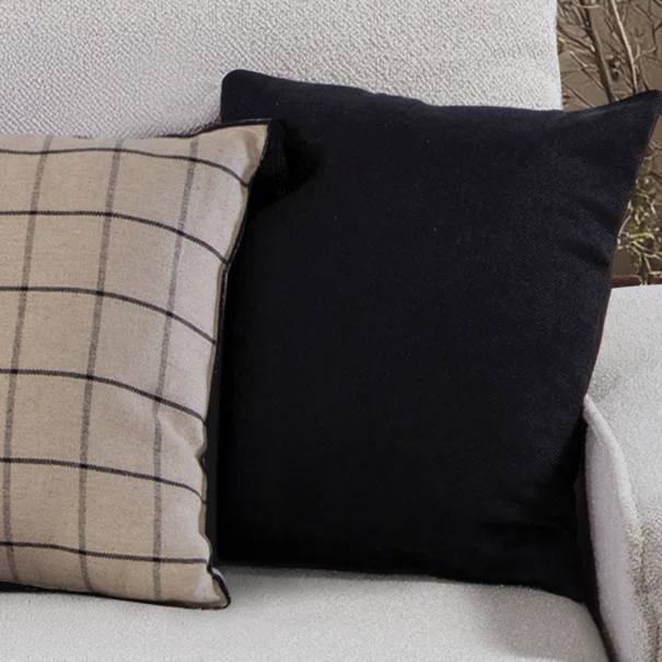 Διακοσμητικό Μαξιλάρι (45x45) Nef-Nef Homeware Build Black