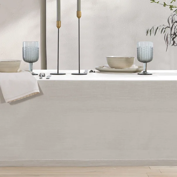Τραπεζομάντηλο Ροτόντα (Φ180) Nef-Nef Homeware Steady Ecru