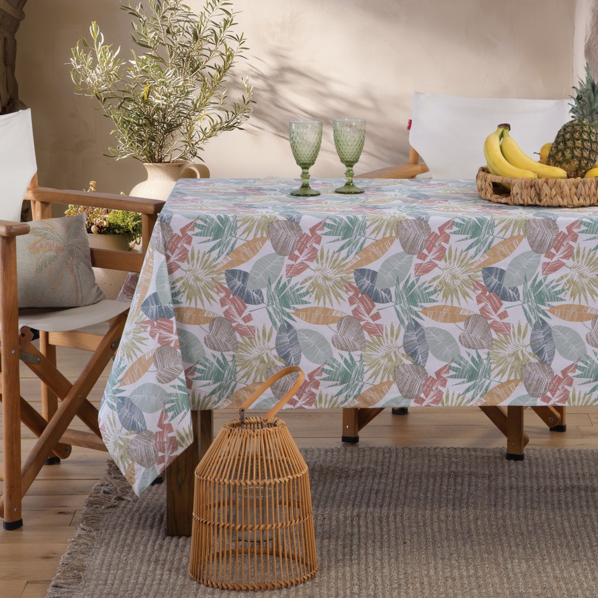Αλέκιαστο Τραπεζομάντηλο (140x140) Nef-Nef Homeware Leaferio
