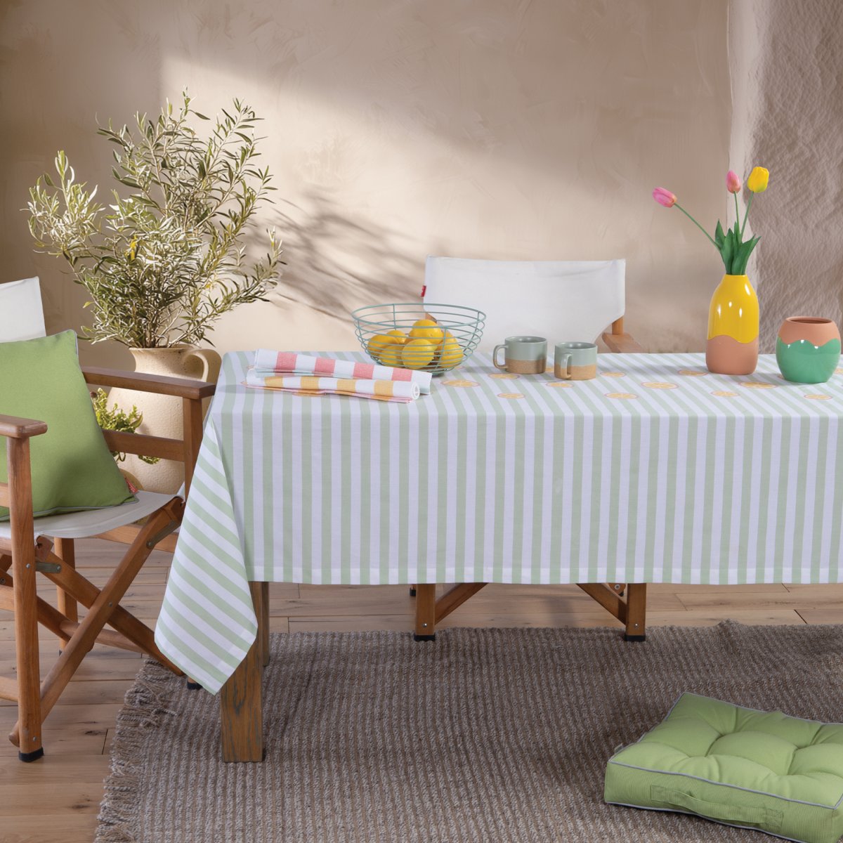 Αλέκιαστο Τραπεζομάντηλο (140x240) Nef-Nef Homeware Lemonade