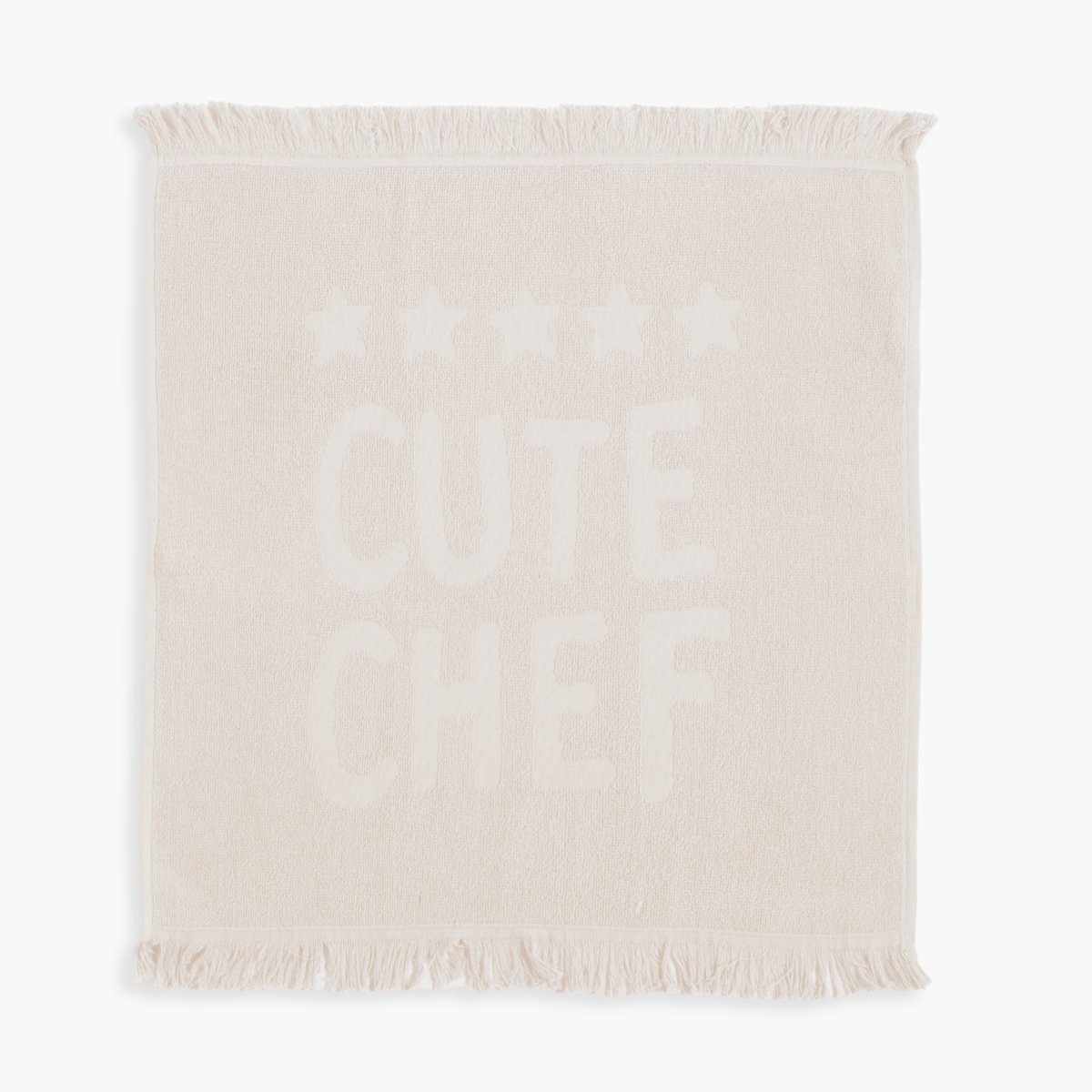 Πετσέτα Κουζίνας Φροτέ (50x50) Nef-Nef Homeware Cute Chef Ecru