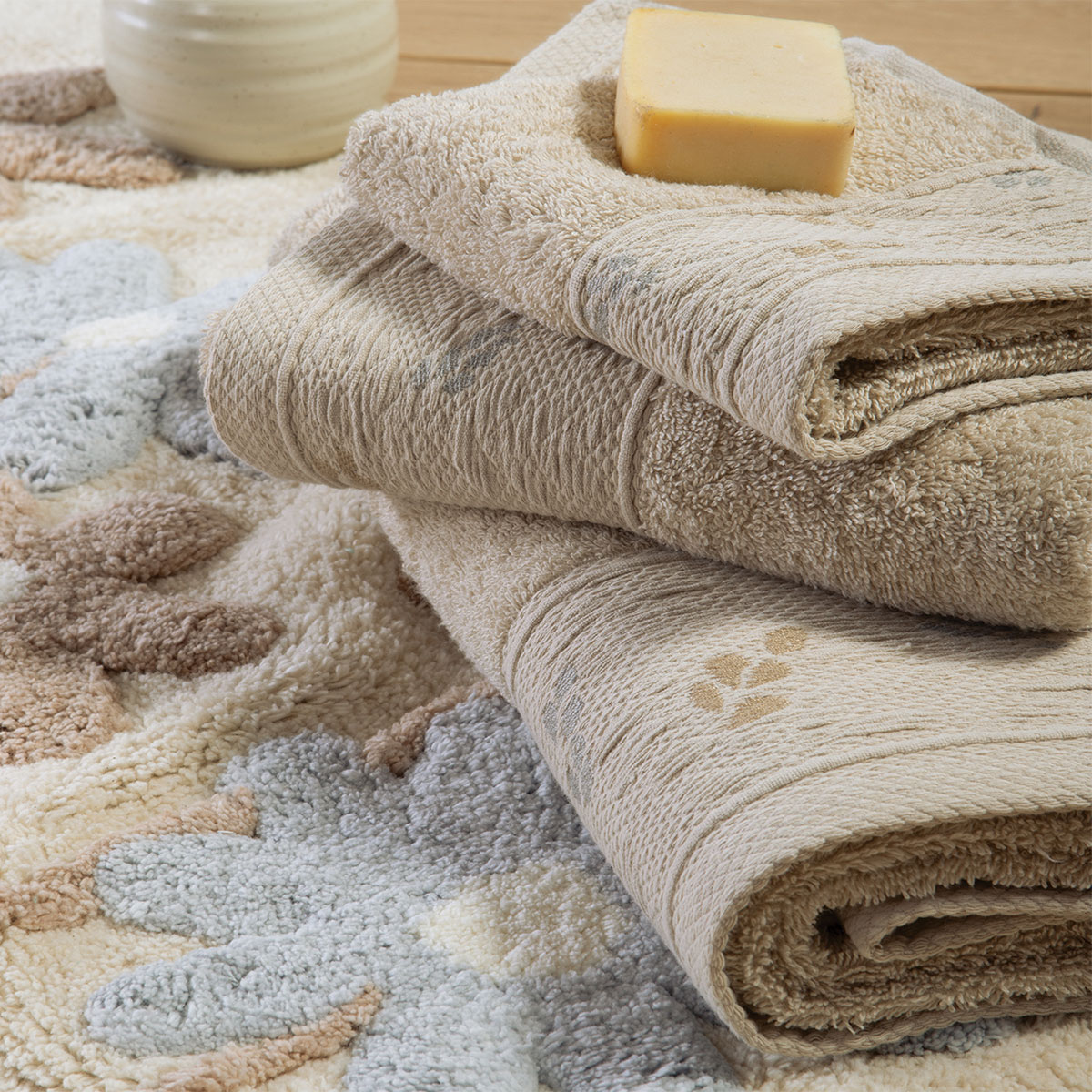 Πετσέτα Χεριών (30x50) Nef-Nef Homeware Sylia Beige 500gsm
