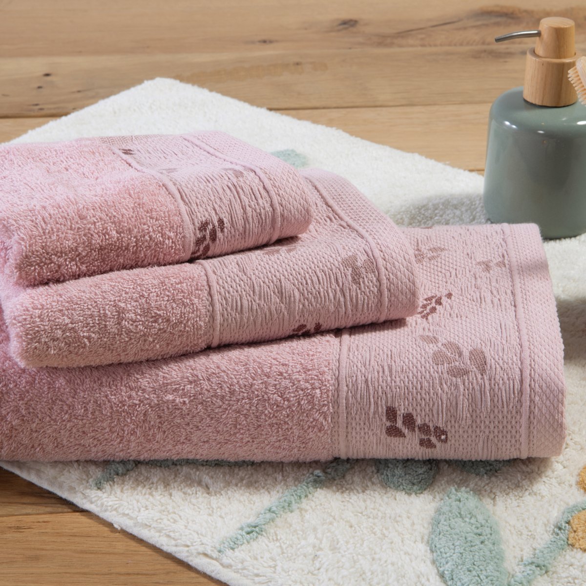 Πετσέτα Προσώπου (50x90) Nef-Nef Homeware Sylia Pink 500gsm