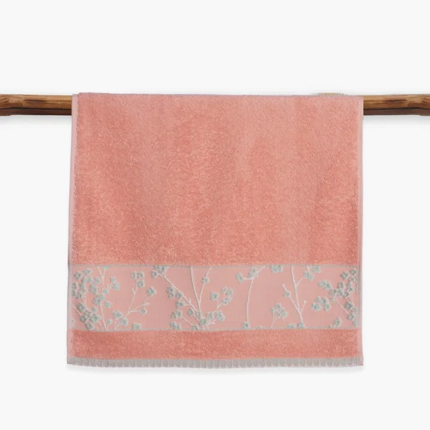 Πετσέτα Προσώπου (50x90) Nef-Nef Homeware Floriva Coral 500gsm