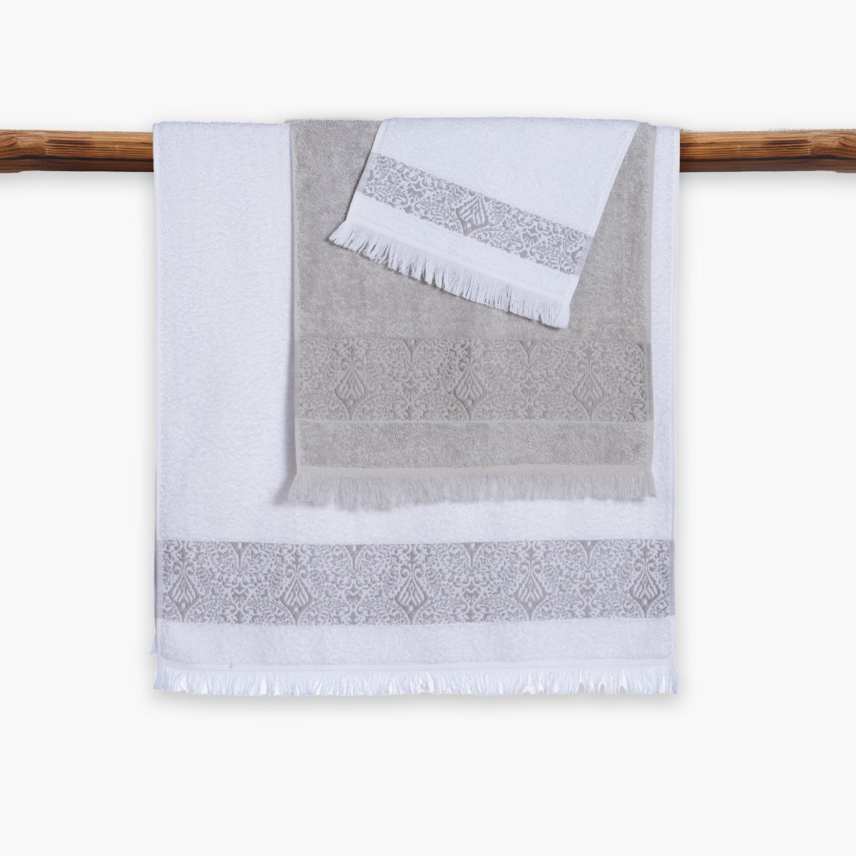 Πετσέτα Σώματος (70X140) Nef-Nef Homeware Jetrix White 500Gsm Λευκά Είδη Μπάνιου Πετσέτες Spitishop