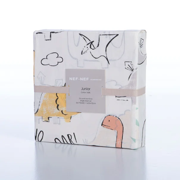 Σεντόνια Μονά (Σετ) Nef-Nef Homeware Dinosaur Art