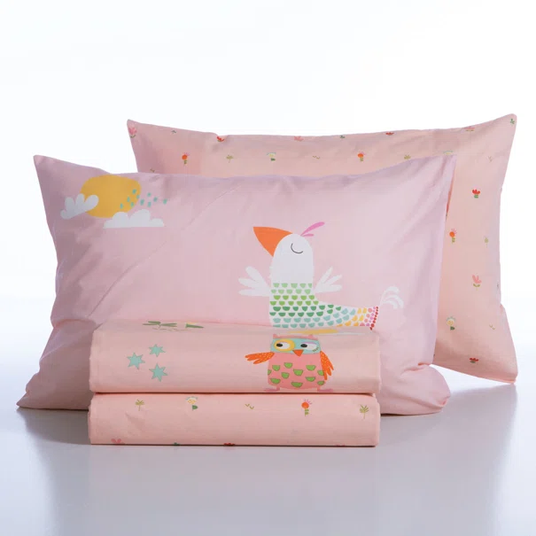Σεντόνια Μονά (Σετ) Nef-Nef Homeware Birds Mania