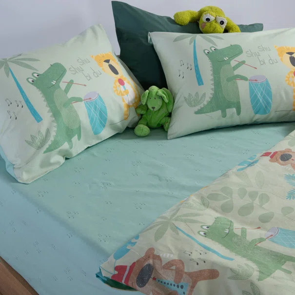 Σεντόνια Μονά (Σετ) Nef-Nef Homeware Jungle Music