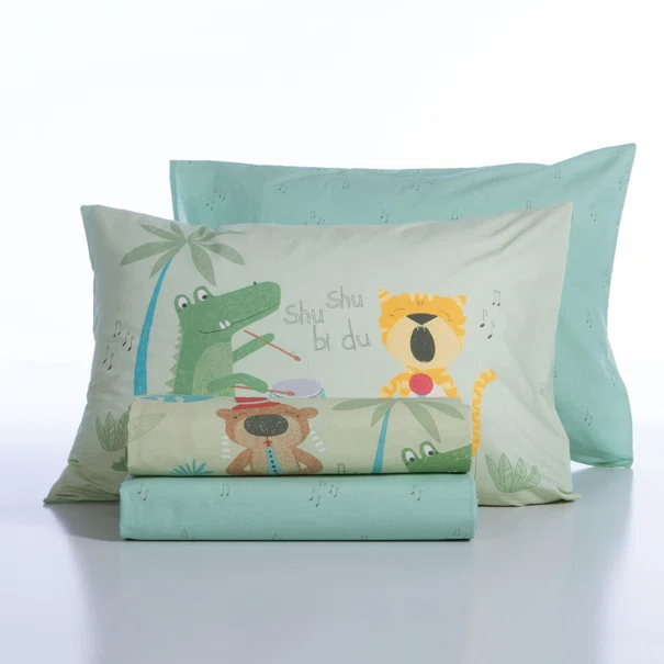 Σεντόνια Μονά (Σετ) Nef-Nef Homeware Jungle Music