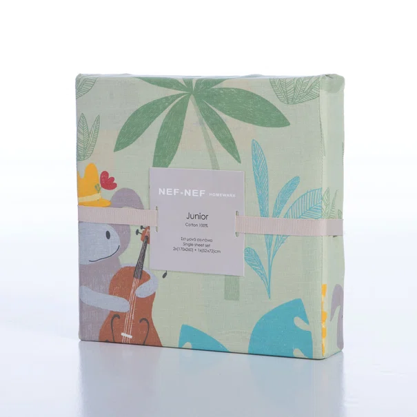 Σεντόνια Μονά (Σετ) Nef-Nef Homeware Jungle Music
