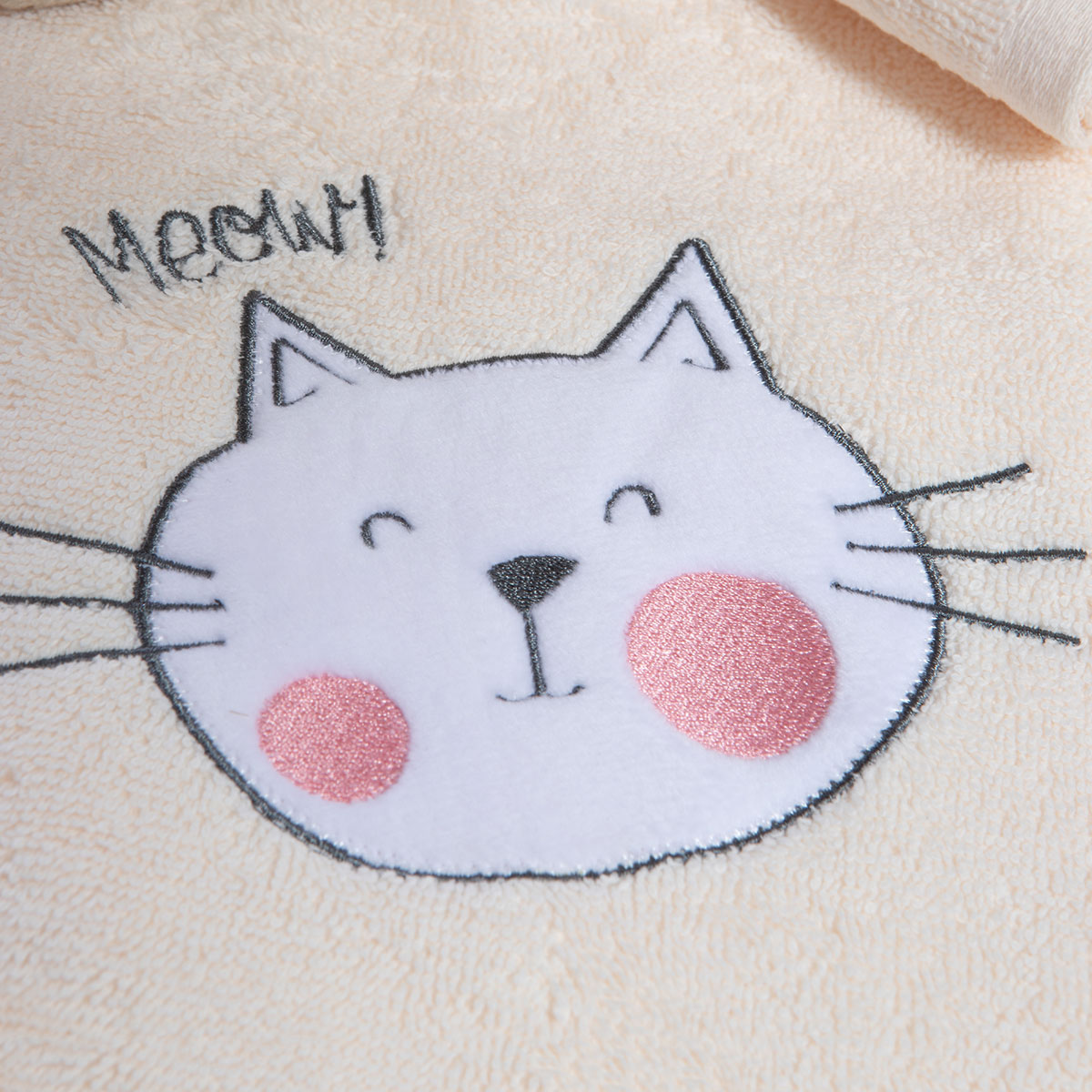 Παιδικές Πετσέτες (Σετ 2Τμχ) Nef-Nef Homeware Cat Life 420Gsm Βρεφικά Προίκα Μωρού - Βρεφικές Spitishop