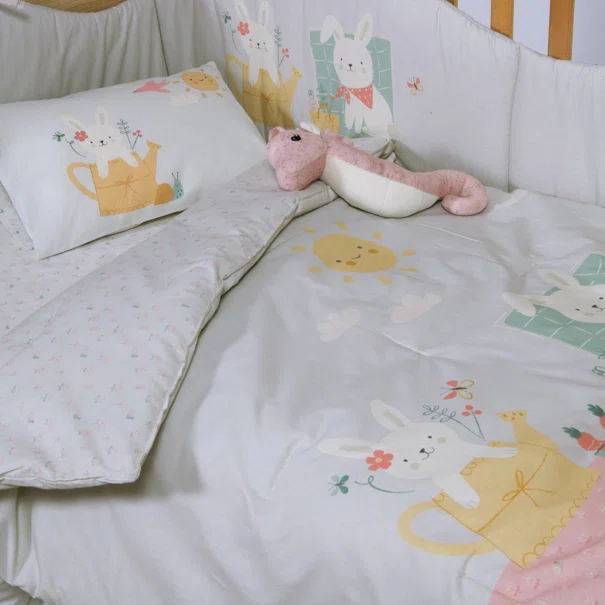 Κουβερλί Κούνιας (110x140) 2 Όψεων Nef-Nef Homeware Baby Pic Nic Together