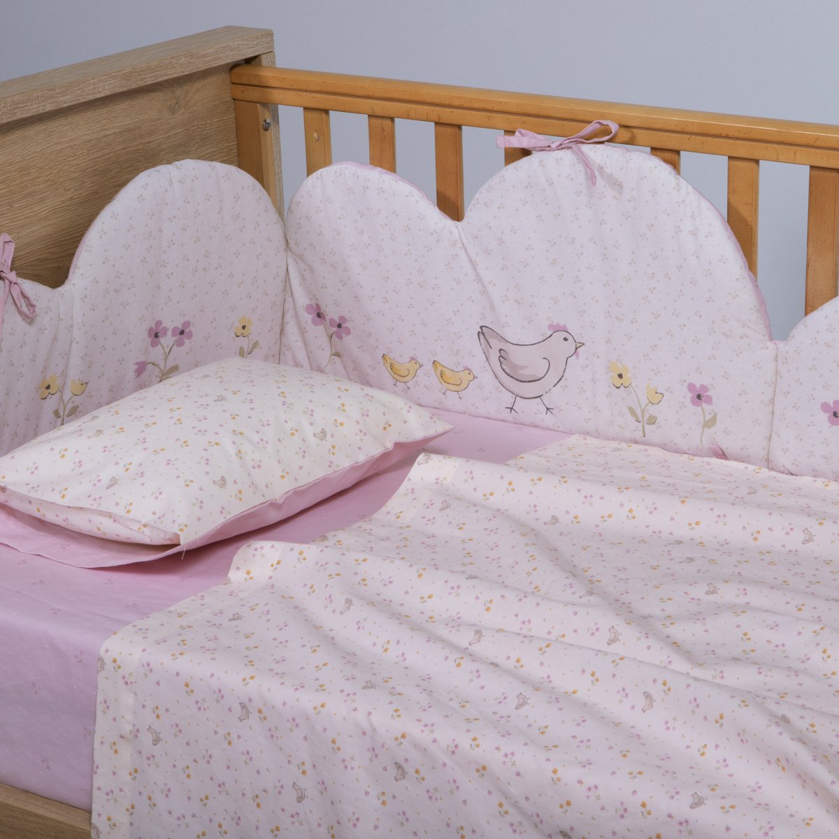 Πάντα Κούνιας (187x40) 2 Όψεων Nef-Nef Homeware Baby Cute & Sweet