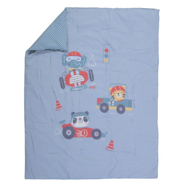 Κουβερλί Κούνιας (110x140) 2 Όψεων Nef-Nef Homeware Baby Super Boy