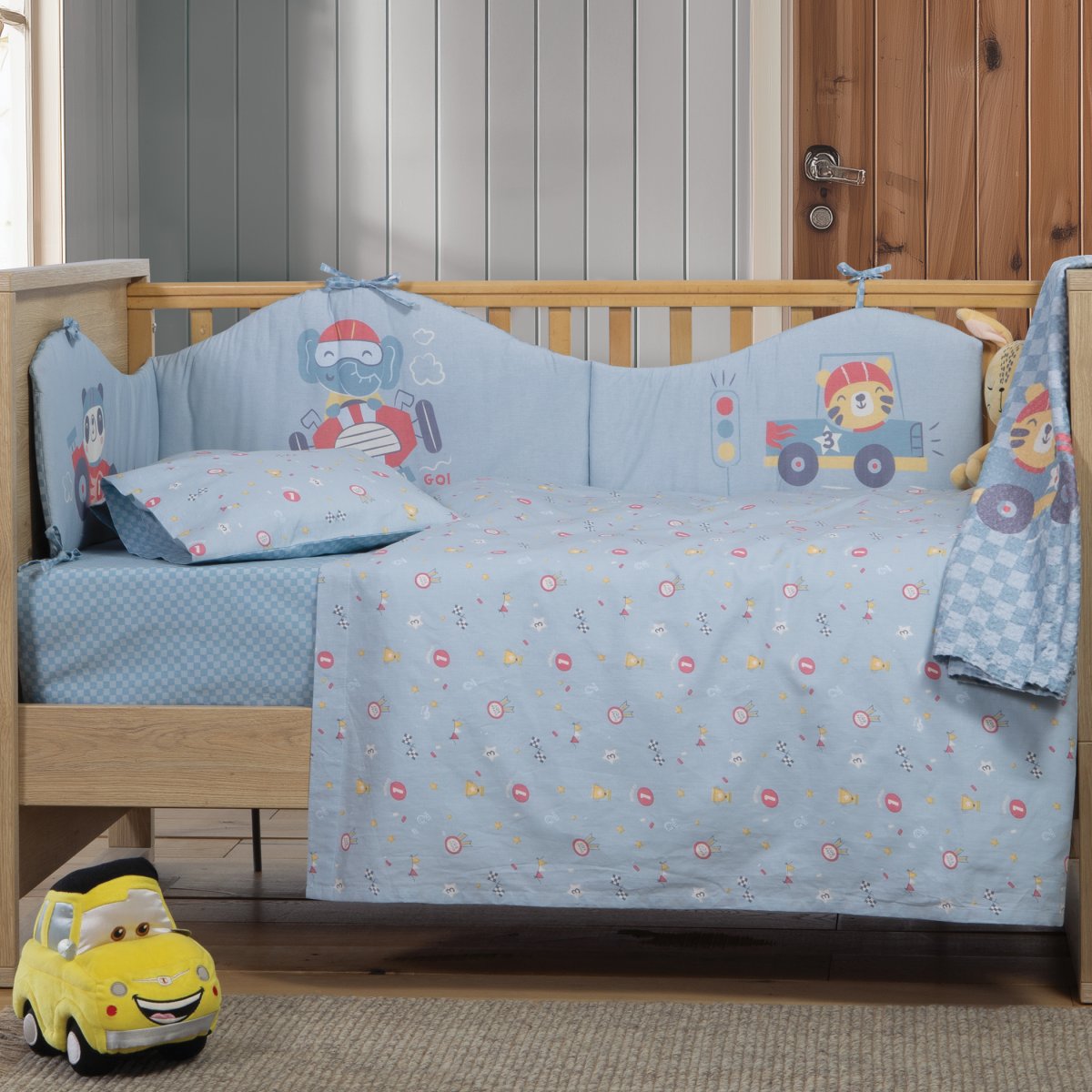 Πάντα Κούνιας (187x40) 2 Όψεων Nef-Nef Homeware Baby Super Boy