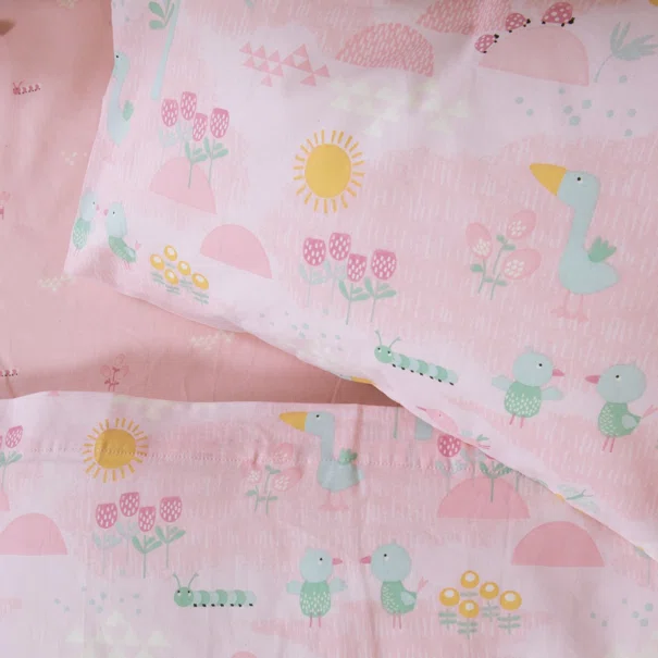 Σεντόνια Κούνιας (Σετ) Nef-Nef Homeware Baby Spring Happiness