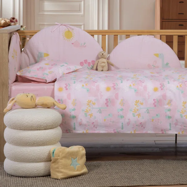 Πάντα Κούνιας (187x40) 2 Όψεων Nef-Nef Homeware Baby Spring Happiness