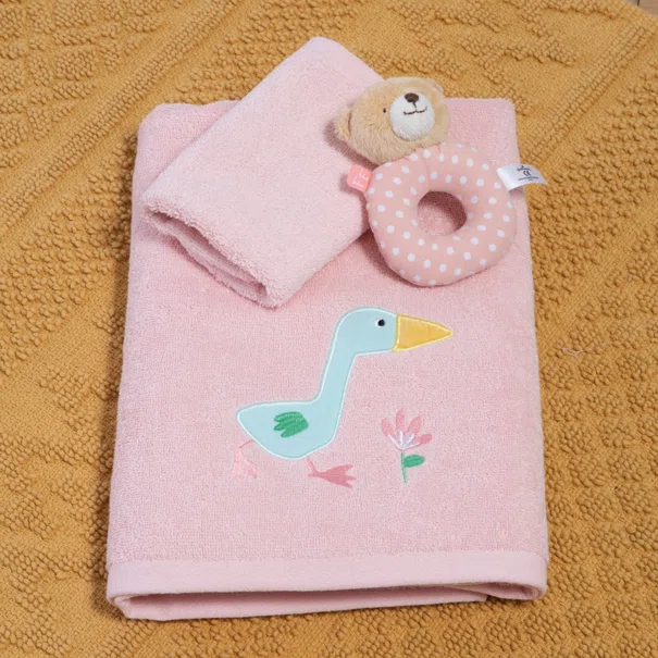 Παιδικές Πετσέτες (Σετ 2τμχ) Nef-Nef Homeware Spring Happiness 420gsm