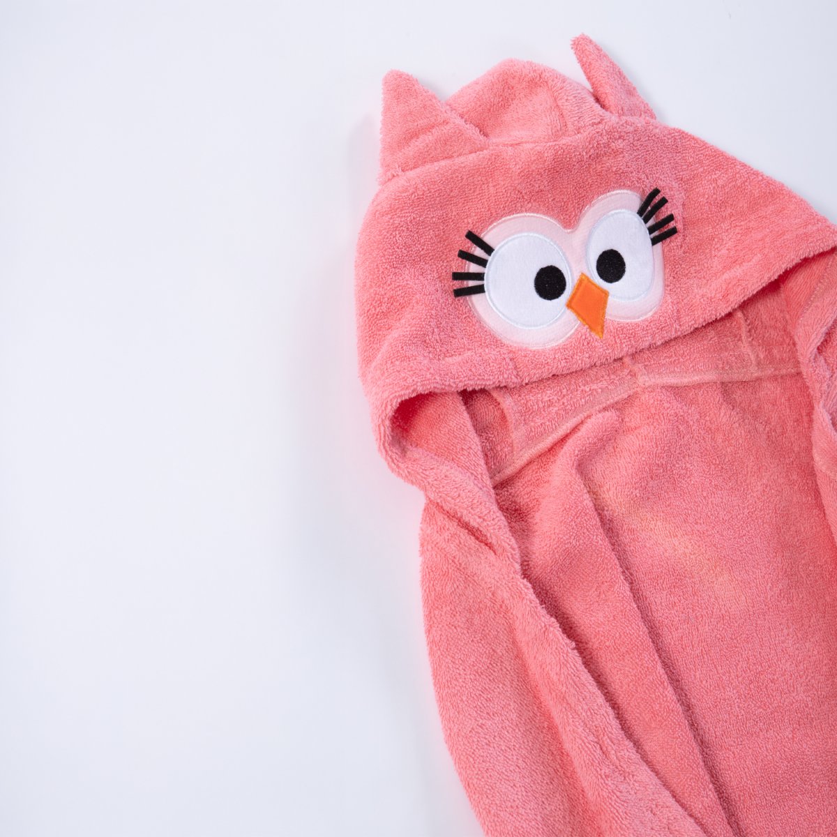 Βρεφική Κάπα (70X120) Nef-Nef Homeware Owl Pink Βρεφικά Προίκα Μωρού Κάπες Βρεφικές Spitishop