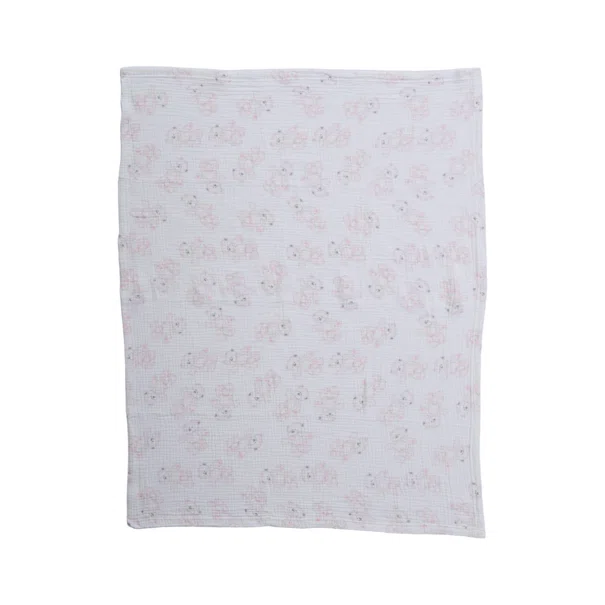 Κουβέρτα Πικέ Αγκαλιάς (75x100) + Λούτρινο Nef-Nef Homeware Teddy Pink