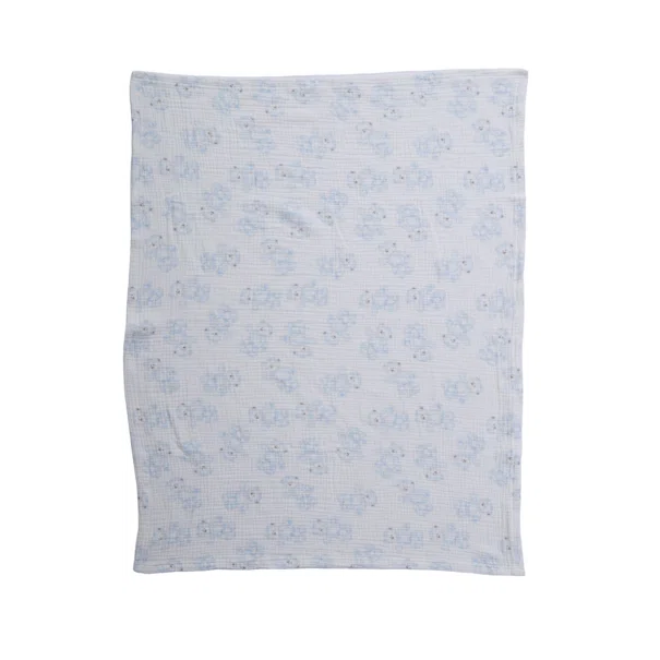 Κουβέρτα Πικέ Αγκαλιάς (75x100) + Λούτρινο Nef-Nef Homeware Teddy L.Blue