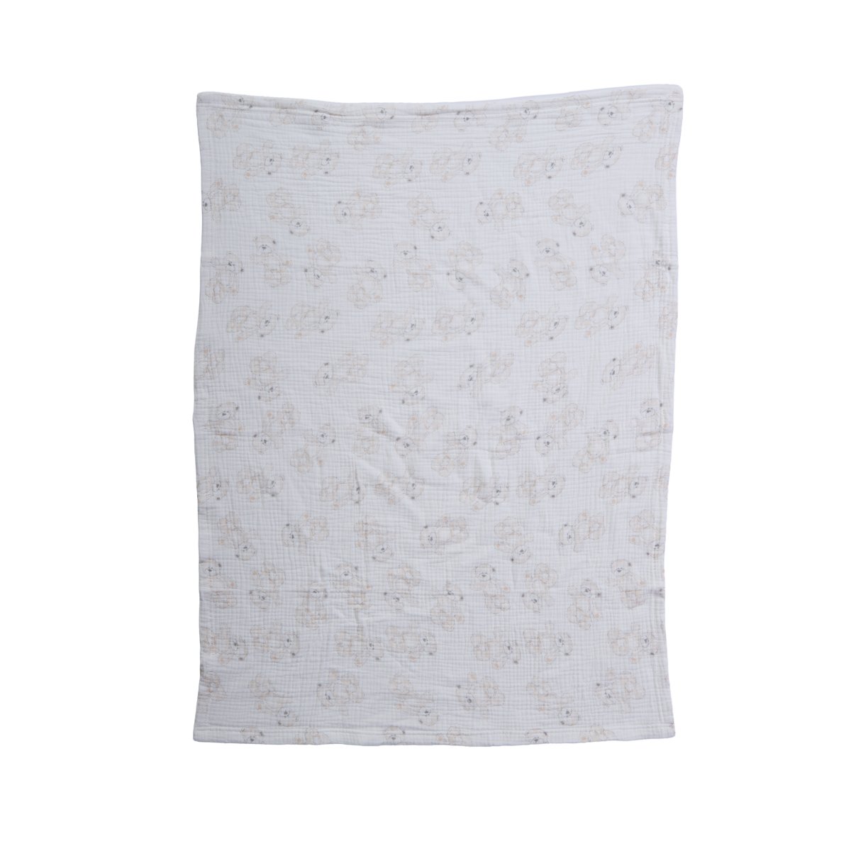 Κουβέρτα Πικέ Αγκαλιάς (75X100) + Λούτρινο Nef-Nef Homeware Teddy Beige Βρεφικά Προίκα Μωρού Κουβέρτες Βρεφικές Nef - Spitishop