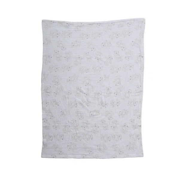 Κουβέρτα Πικέ Αγκαλιάς (75x100) + Λούτρινο Nef-Nef Homeware Teddy Beige