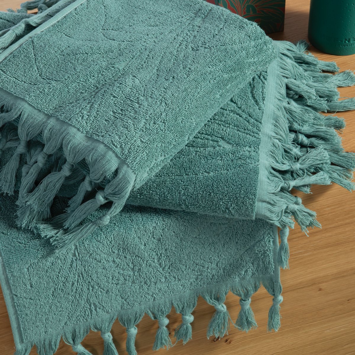 Πετσέτα Χεριών (30x50) Nef-Nef Homeware Blue Charisma Green 550gsm