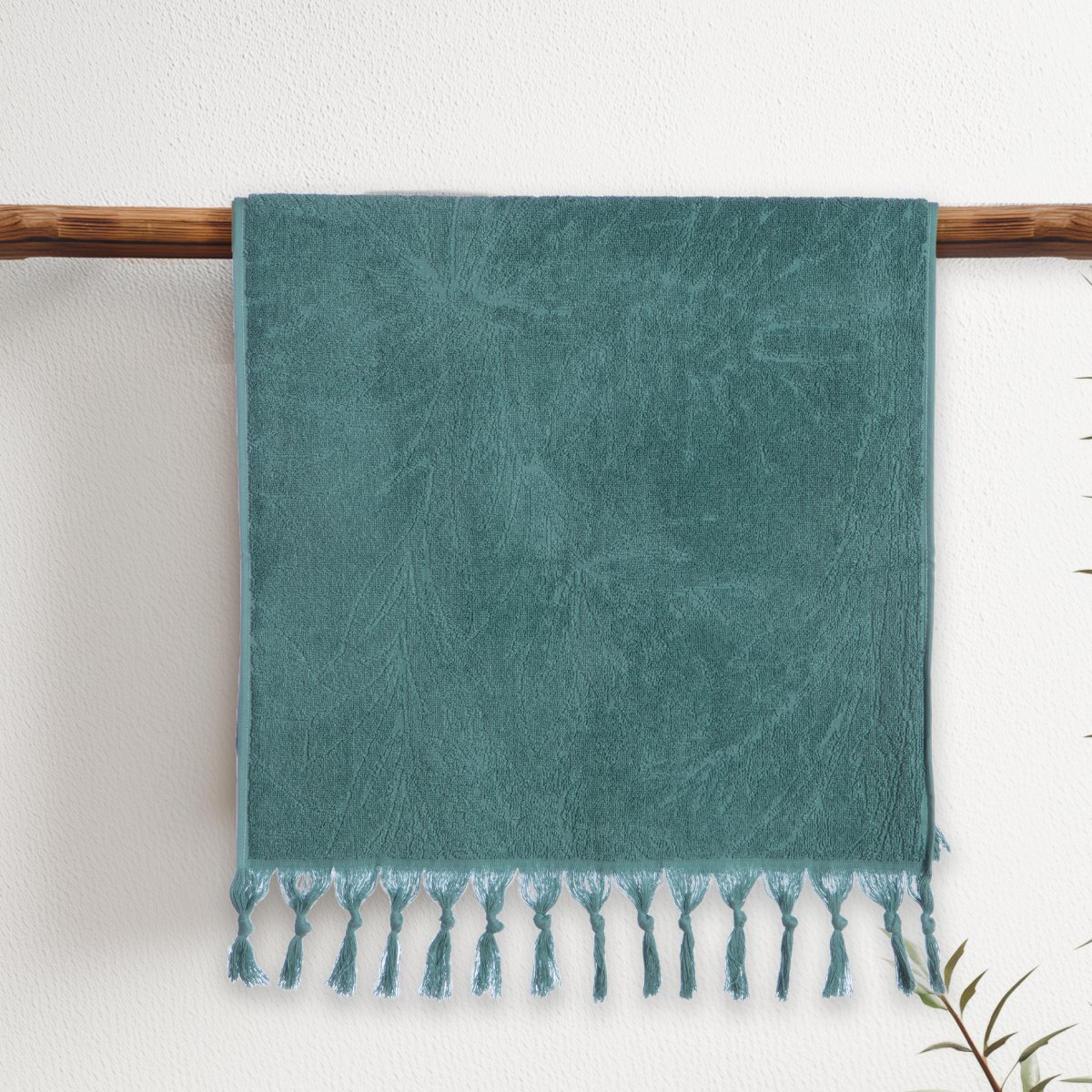 Πετσέτα Προσώπου (50X90) Nef-Nef Homeware Blue Charisma Green 550Gsm Λευκά Είδη Μπάνιου Πετσέτες Spitishop