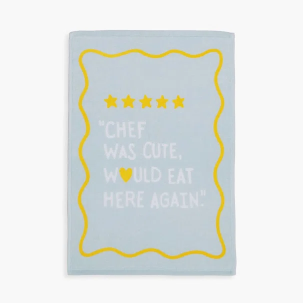 Πετσέτα Κουζίνας (40x60) Nef-Nef Homeware Chef Was Cute Cyan