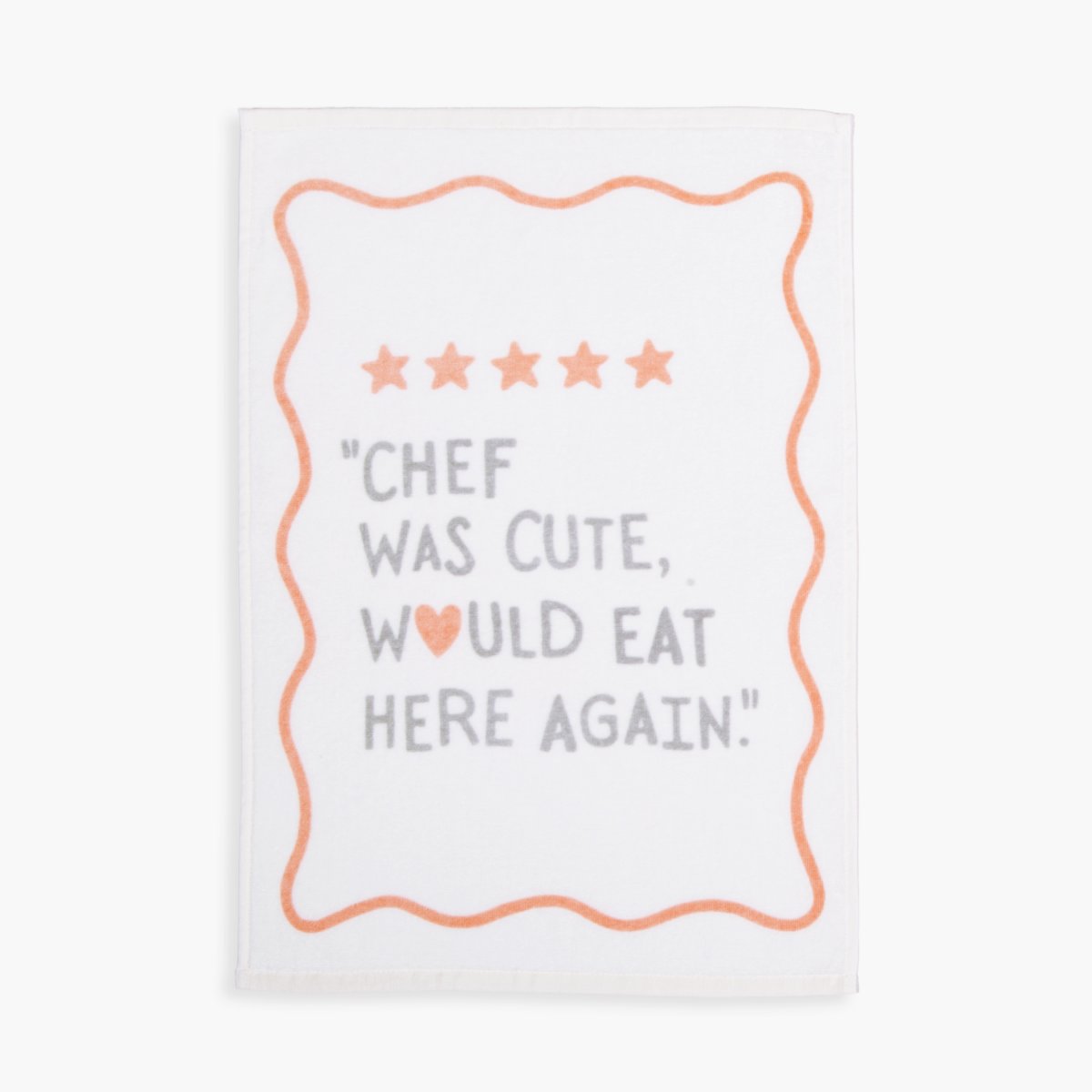 Πετσέτα Κουζίνας (40x60) Nef-Nef Homeware Chef Was Cute Ecru