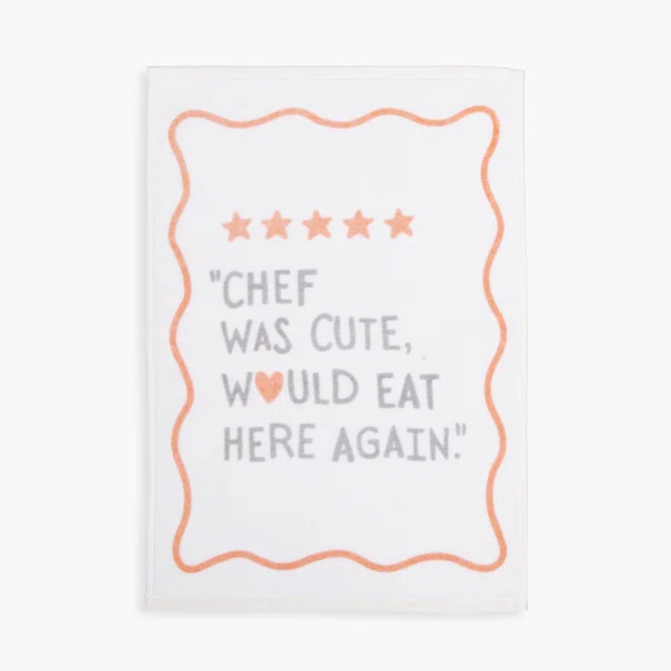 Πετσέτα Κουζίνας (40x60) Nef-Nef Homeware Chef Was Cute Ecru