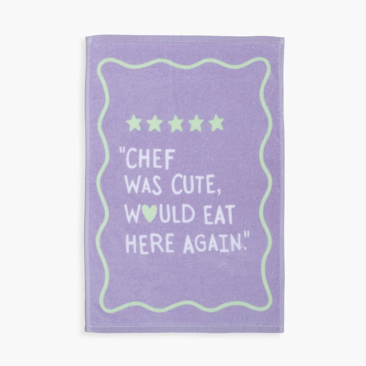 Πετσέτα Κουζίνας (40x60) Nef-Nef Homeware Chef Was Cute Mauve