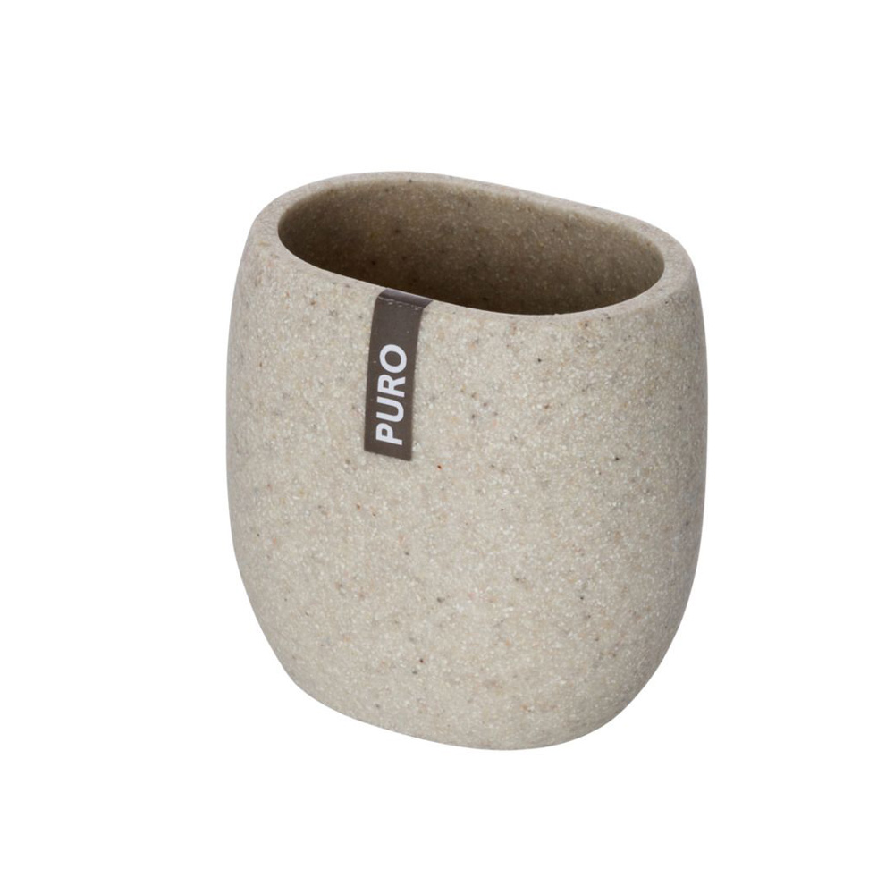 Ποτηροθήκη Μπάνιου Wenko Puro Beige 20474100