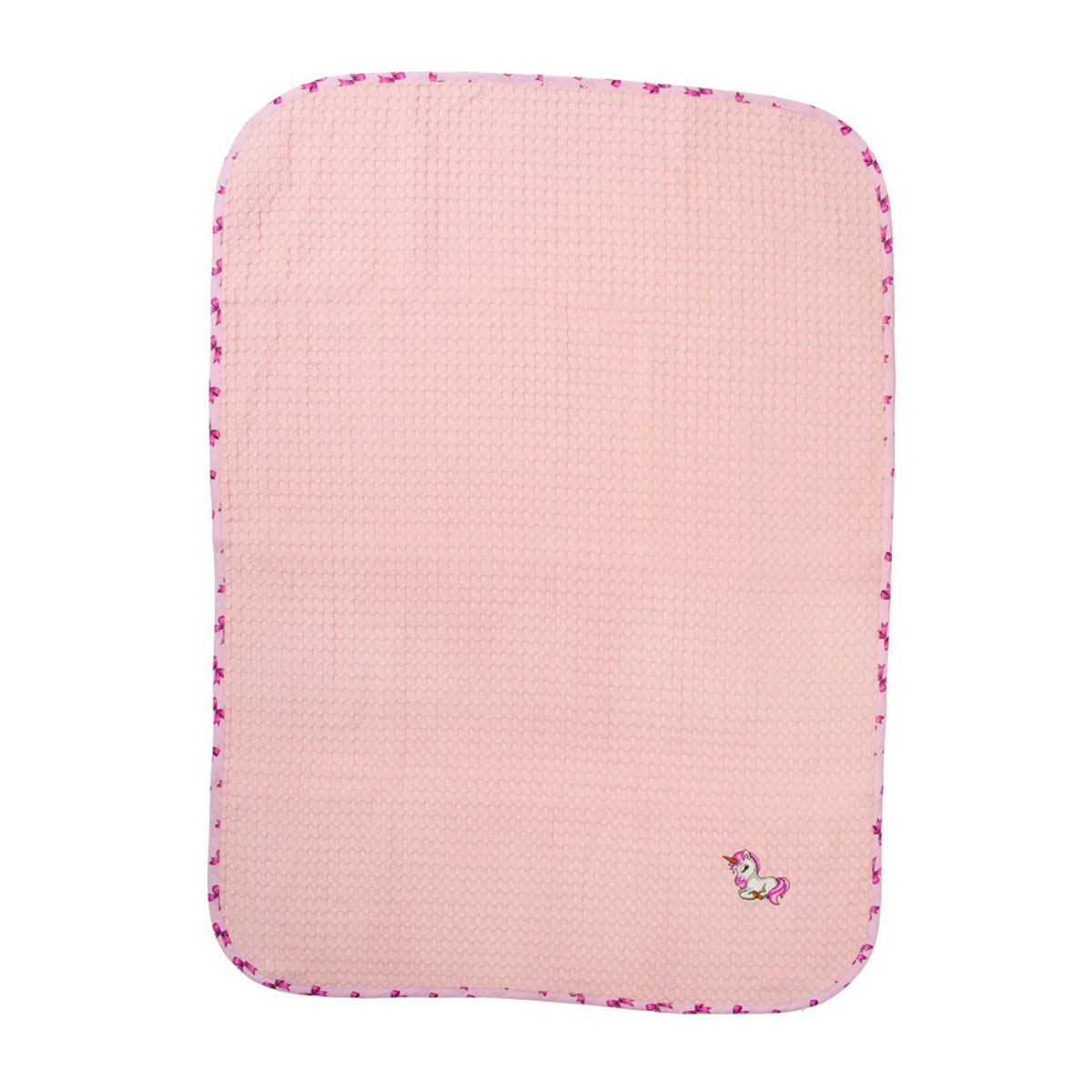 Κουβέρτα Πικέ Κούνιας (100x160) Dimcol Unicorn 187 Pink
