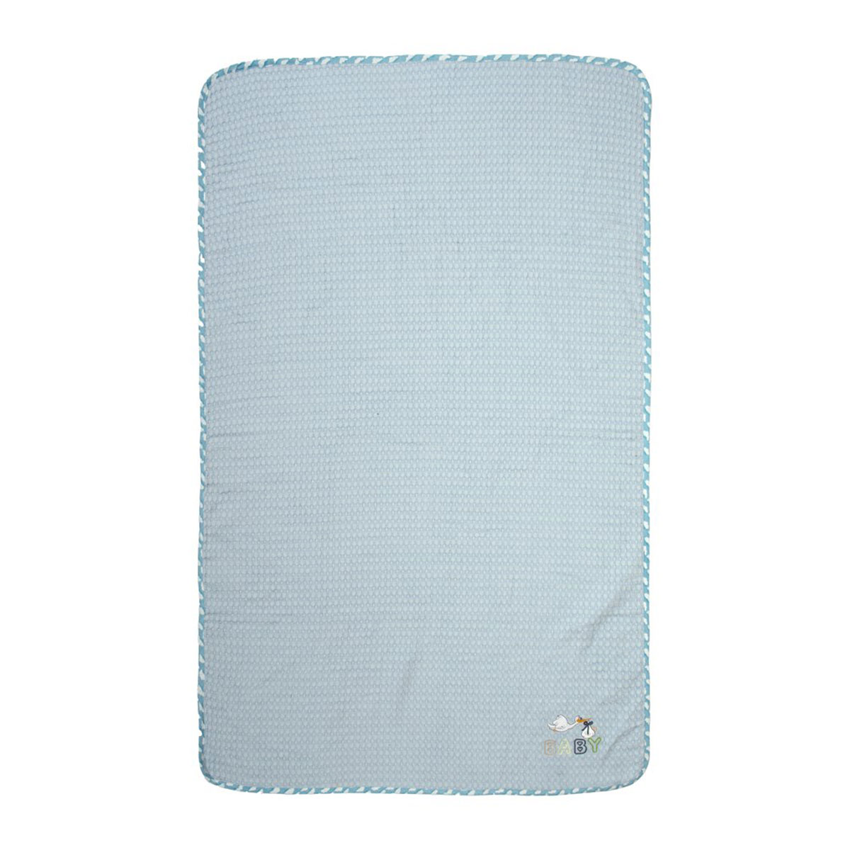 Κουβέρτα Πικέ Αγκαλιάς (80x110) Dimcol Stork 191 Sky Blue