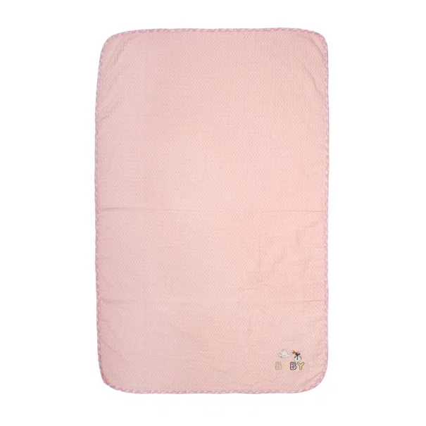 Κουβέρτα Πικέ Αγκαλιάς (80x110) Dimcol Stork 192 Pink