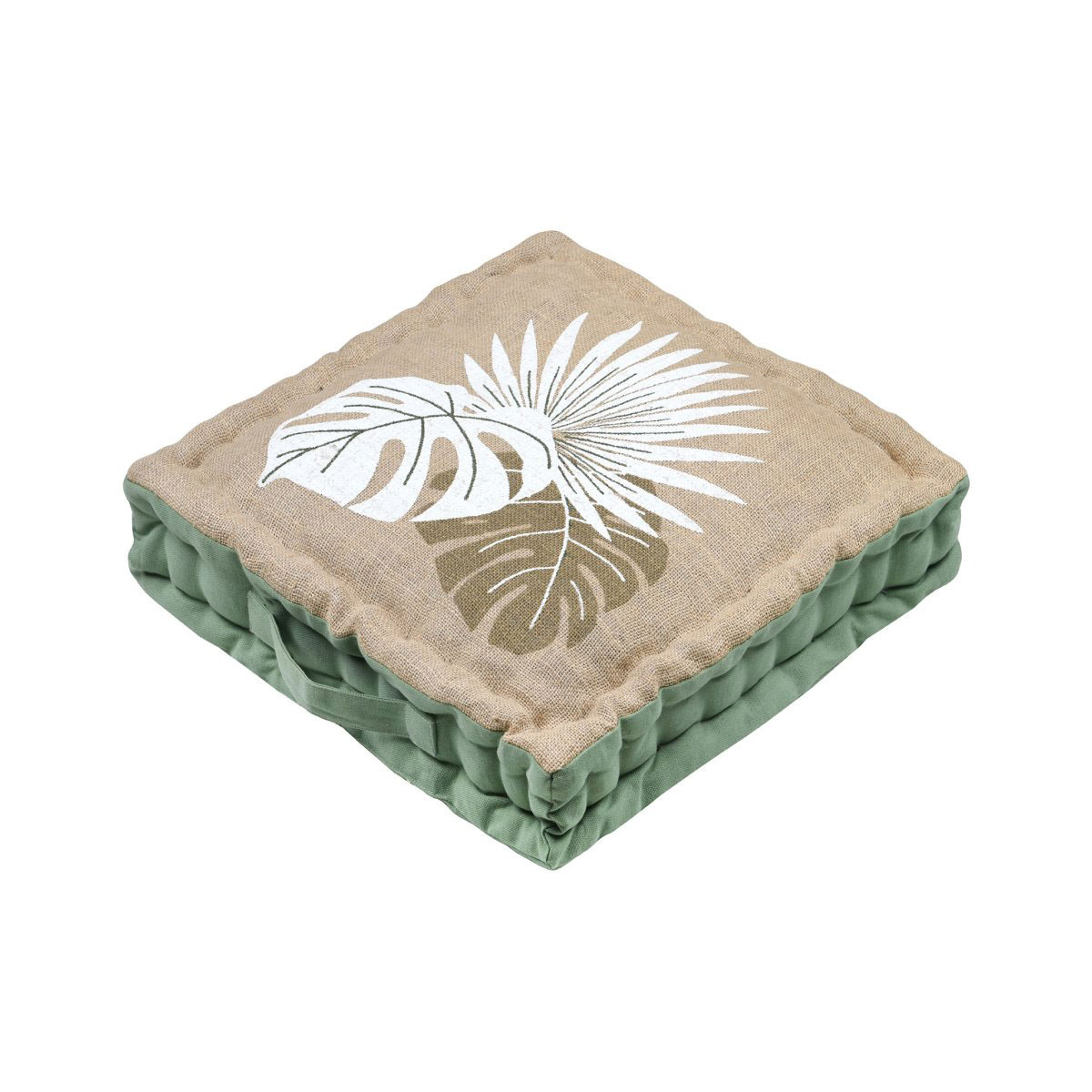 Μαξιλάρα Δαπέδου (45X45X10) S-F Cambodge Naturel Ce127008 Λευκά Είδη Σαλονιού Μαξιλάρια Spitishop