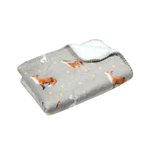 Κουβέρτα Fleece Αγκαλιάς Με Γουνάκι (70x100) S-F Ferdinand Naturel P2D929001